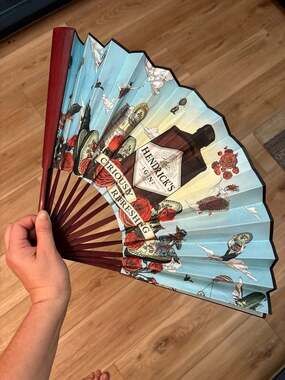 Hendrick's Gin Promotional Hand Fan Curiously Refreshing